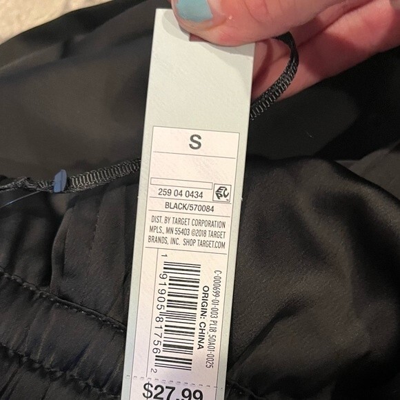 NWT Prologue Black Satin Mid-Rise Straight Leg Size Small - Picture 6 of 8